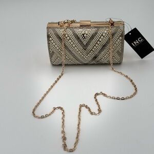 INC International Concepts Pearl-Embellished Clutch